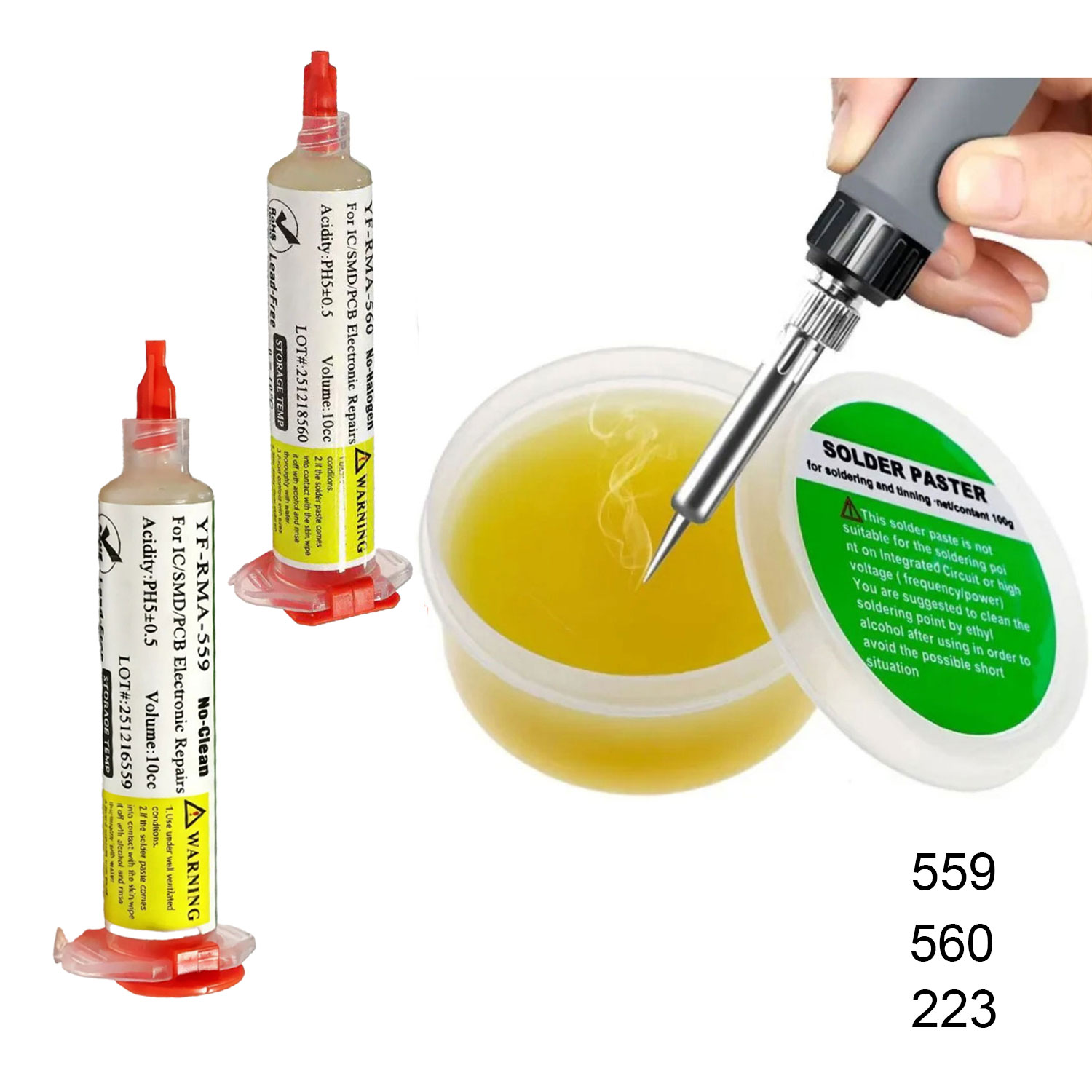 Solder Flux 559 560 223No Clea - Soldering Flux Liquid 评论和价格