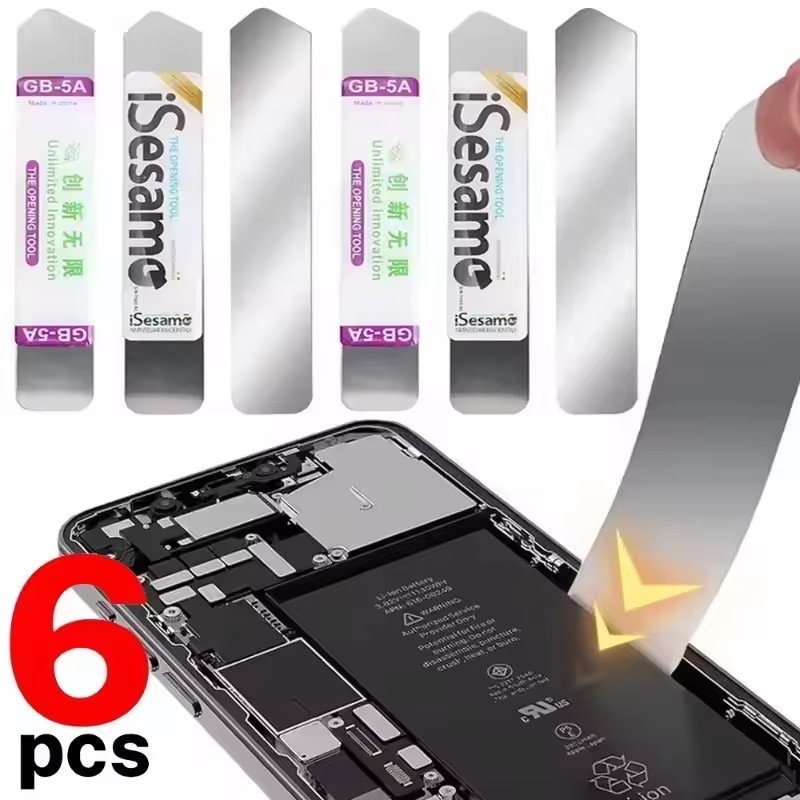 1-6Pcs Metal Flat Soft Blade C - Phone Opening Tool 评论和价格