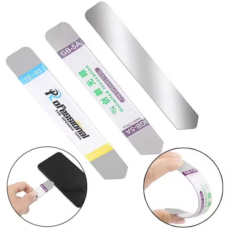 1-6Pcs Metal Flat Soft Blade C - Phone Opening Tool 评论和价格