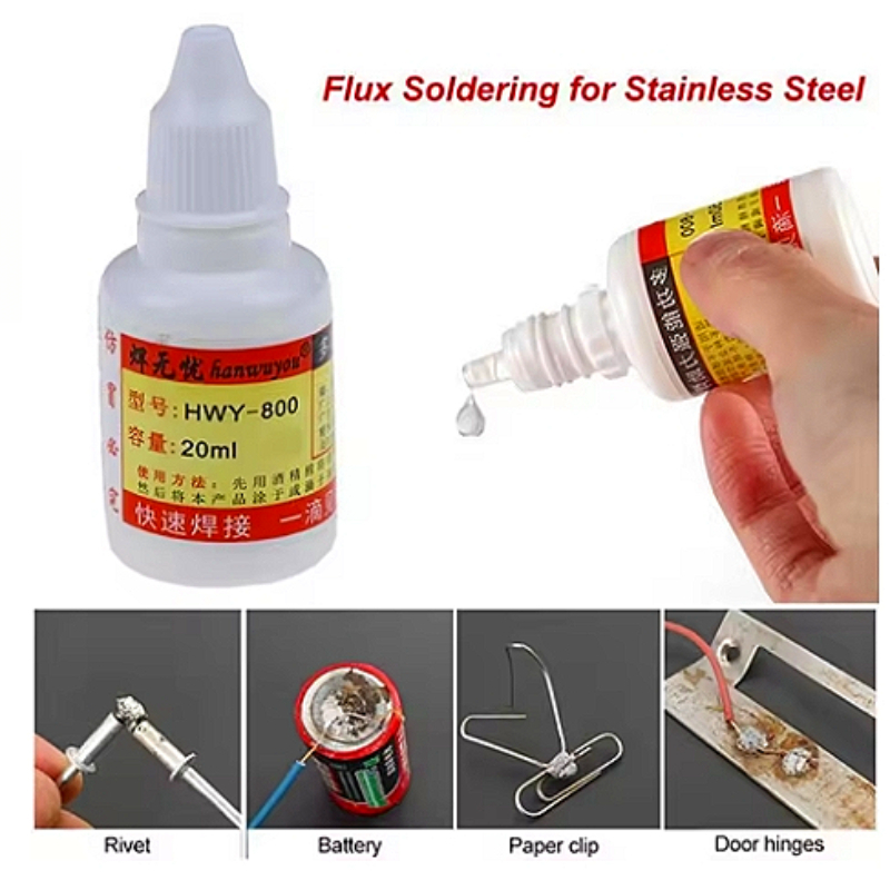 NEW HWY800 20ml Stainless Stee - Soldering Flux Liquid 评论和价格